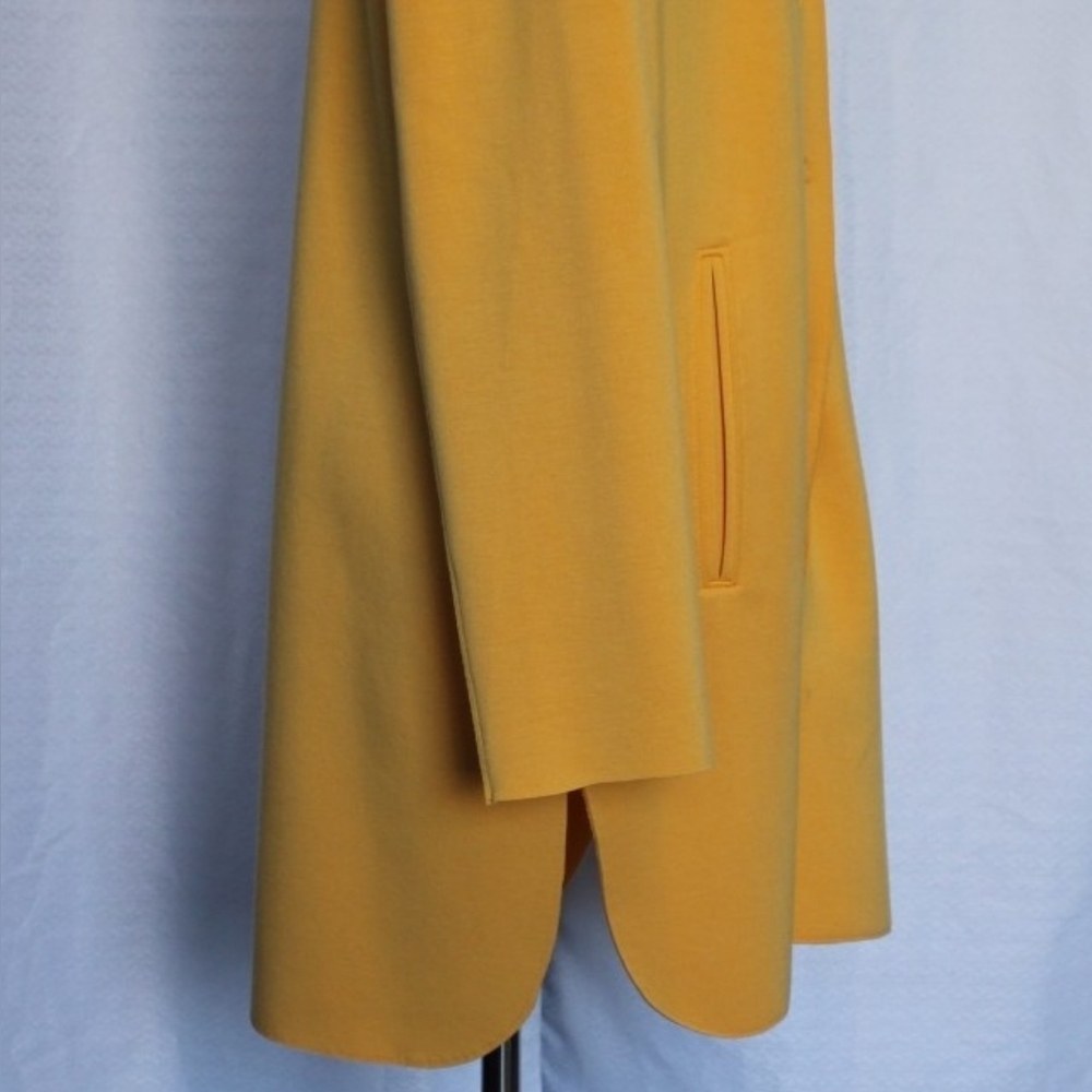 Carolina Belle Montreal Yellow Longline Duster M Snap Front - Picture 3 of 11